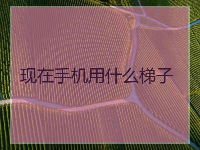 现在手机用什么梯子