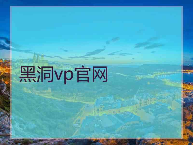 黑洞vp官网